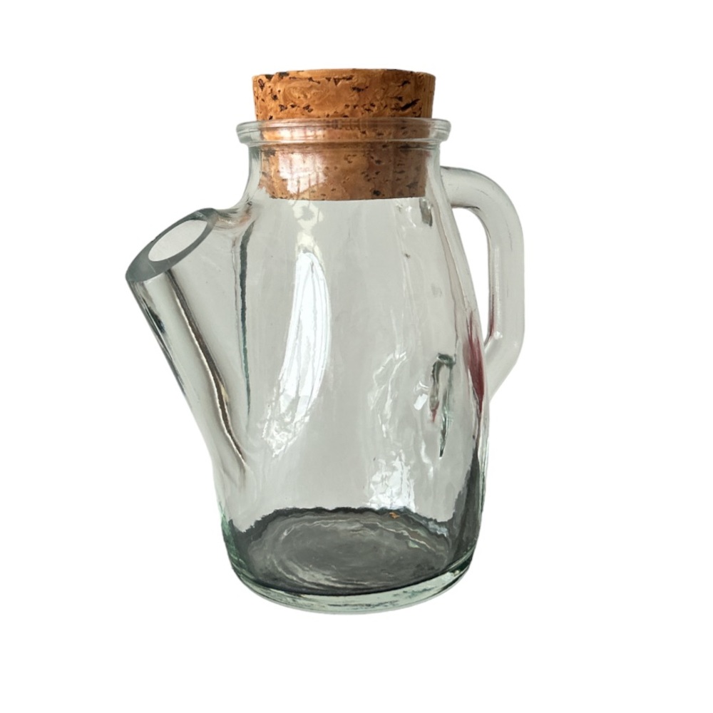 Glass Pouring Jar With Cork - Picture 3 of 6
